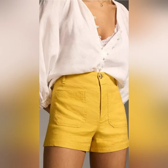 The Colette Shorts by Maeve Anthropologie Vacation Resortwear Summer Casual NWT - Picture 1 of 8